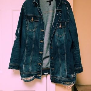 Distressed Denim Jacket